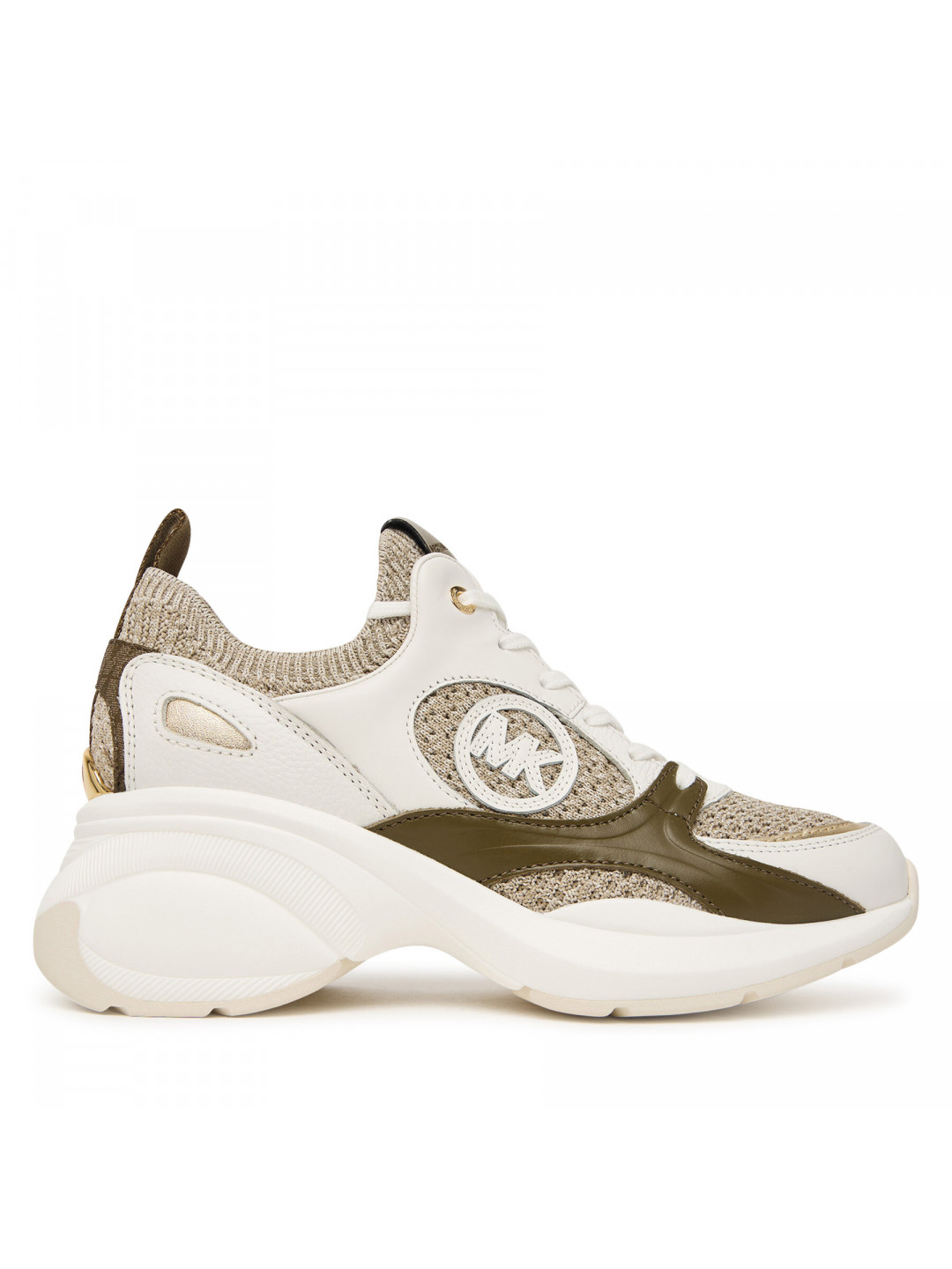 Sneakersy MICHAEL Michael Kors Zuma 43T6ZUFS2L Béžová